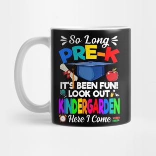 Look Out Kindergarten Pre-K Graduate Preschool Graduation Mug